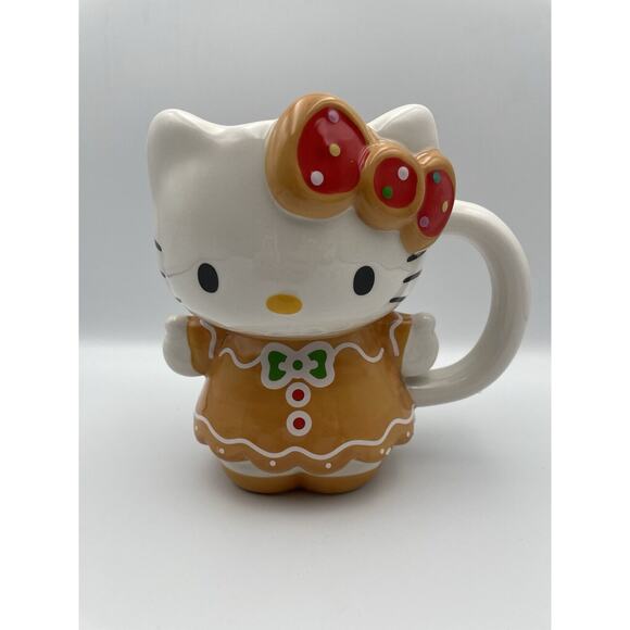 NEW Hello Kitty Sanrio Christmas GINGERBREAD MUG 2024 - Picture 1 of 8